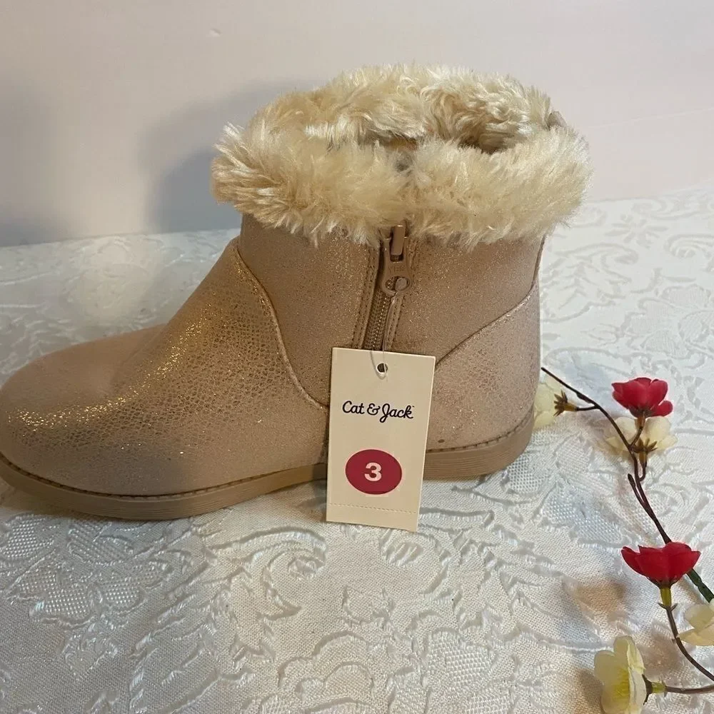 🌸Cat and Jack Girls Faux Suede Style Boot Sizes:Various